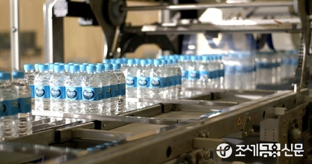 백산수 신공장 생산라인