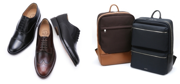 <헤리티지 리갈(왼쪽) / 브루노말리 백팩(오른쪽)>