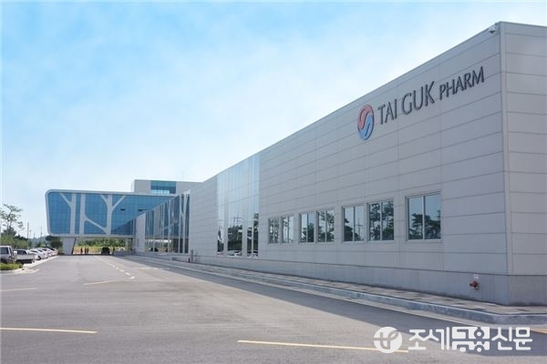 충남 부여에 있는 태극제약의 외피용제 전문 생산 공장. 사진=태극제약