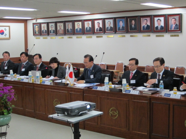 4일 열린 한일간담회에 참석한 한국세무사회 임원단.