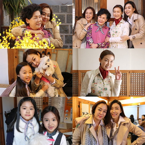 뮤지컬 '친정엄마' 포스터 촬영현장(사진제공=아시아브릿지컨텐츠㈜)