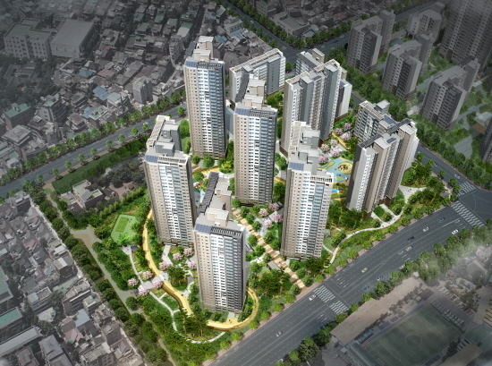 ‘래미안 장위1’조감도.(사진=삼성물산)