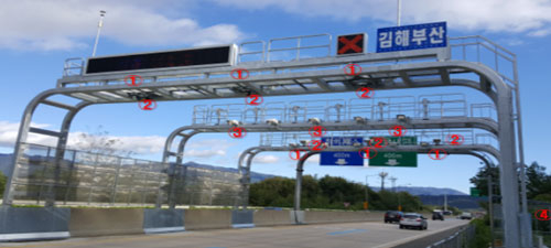 경유지영업소 차로설비 개요도 / 국토교통부 제공