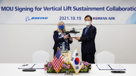 대한항공-보잉, 군용 헬기 정비 기술 협력