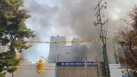 문래동 에이스NS타워 신축공사 현장 화재…“큰 불로 이지역 우회 바람”