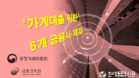 금융위-금감원, '가계대출 위반' 6개 금융사 제재 조치