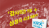 비적정 감사의견 등으로 상장사 42곳 증시 퇴출위기