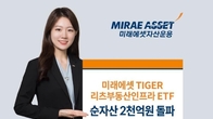 미래에셋, 'TIGER 리츠부동산인프라 ETF' 순자산 2천억원 돌파