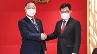 洪부총리, 싱가포르 부총리 만나 '韓 CPTPP 가입' 지지 요청