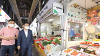 국세청장, 추석에는 전통시장…대전한민시장 방문