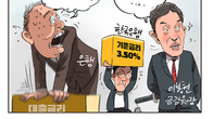 [조세금융만평] 이복현 광폭 횡보...잇단 현장방문에 은행권 '초긴장'