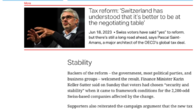 스위스, 국민투표로 15% 지구촌 법인 최저한세율 승인