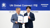 두산퓨얼셀, 인권·노동·환경·반부패 국제협약 UNGC 가입
