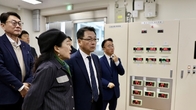 장웅요 부산세관장, '화인테크놀로지'방문해 수출기업과 현장소통