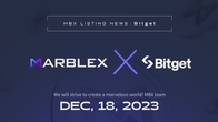 마브렉스, 글로벌 10대 암호화폐 거래소 '비트겟' 상장