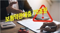 작년 보험약관대출 70조원 넘어 역대 최대…해약도 1200만건