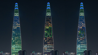 [포토뉴스] 롯데월드타워, 23일 밤 한시간 불 꺼진다...'2024 어스아워' 캠페인 동참