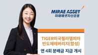 미래자산운용 'TIGER 필라델피아 반도체 레버리지' ETF 분배금 지급