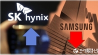 SK하이닉스, 최대 분기실적에 주가 1%↑…삼성전자는 21개월여만 최저