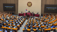 [속보] 국회, 비상계엄 해제 요구 결의안 가결…제적 의원 190명 가운데 찬성 190표