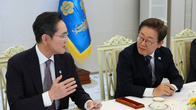 李대통령, 이재용과 만찬…통상협상 중대 국면, 대미 투자계획 등 청취