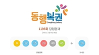 1196회 로또 1등 '8, 12, 15, 29, 40, 45'...2등 보너스번호 '14'
