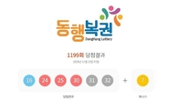 1199회 로또 1등 '16, 24, 25, 30, 31, 32'...2등 보너스번호 '7'