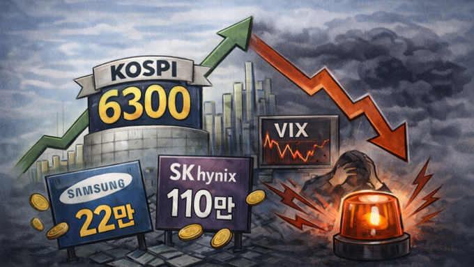 [이슈체크] 코스피 6300 돌파…‘22만 전자·110만 닉스’ 속 커지는 경고음