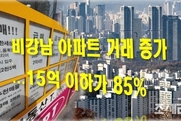 양도세 중과 D-27...비강남 아파트 거래 대세, 15억 이하가 85