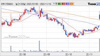 DSR, 전일 대비 거래량 3배 이상 급증... 주가 +16.21% ↑