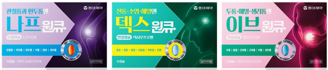 동아제약, 효과 빠른 액상형 진통제 ‘원큐’ 시리즈 리뉴얼 출시